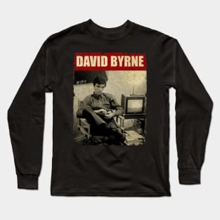 David Byrne - RETRO STYLE Long Sleeve T-Shirt